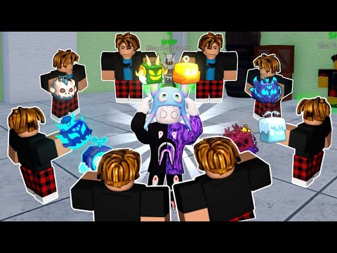 Видео: Я открывал радомные фрукты на 50 Аккаунтах 24 Часа! - Blox Fruits Roblox