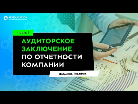 Видео: Аудиторское заключение по отчетности компании - Часть 1