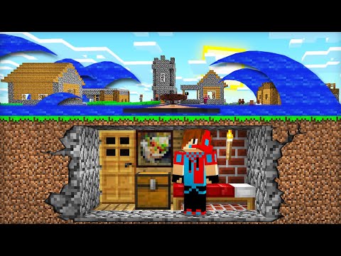 Видео: КАК МНЕ ПЕРЕЖИТЬ ЦУНАМИ НА САМОЙ ПЕРВОЙ ВЕРСИИ МАЙНКРАФТА | Компот Minecraft