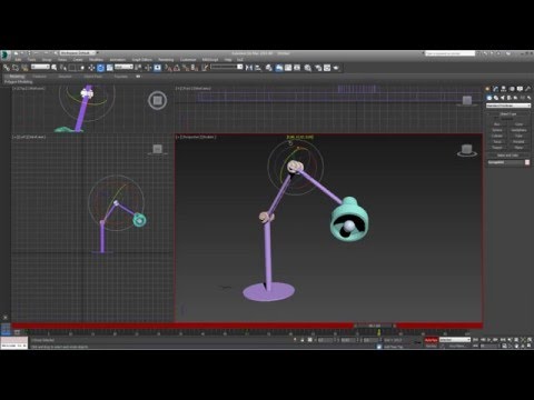 Видео: 3D Max. Упражнение №29. Анимация с помощью иерархических связей.