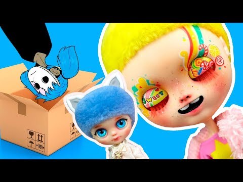 Видео: НЕОБЫЧНЫЙ ООАК куклы Блайз Blythe и Братц. Распаковка посылки от Prescilla