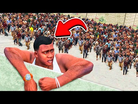 Видео: ВЫЖИВАНИЕ ОТ 1000 ЗОМБИ за 24 ЧАСА в ГТА 5 МОДЫ! ОБЗОР МОДА в GTA 5 ВИДЕО MODS