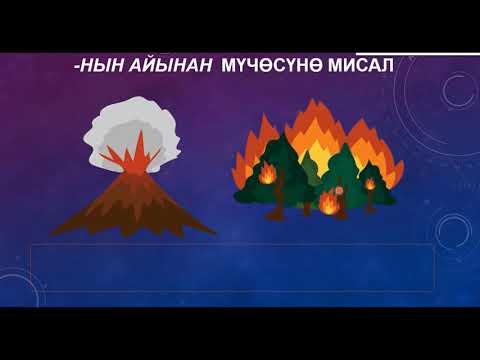 Видео: Грамматика /  -нын айынан,  нын кесепетинен себеп багыныңкы сүйлөм