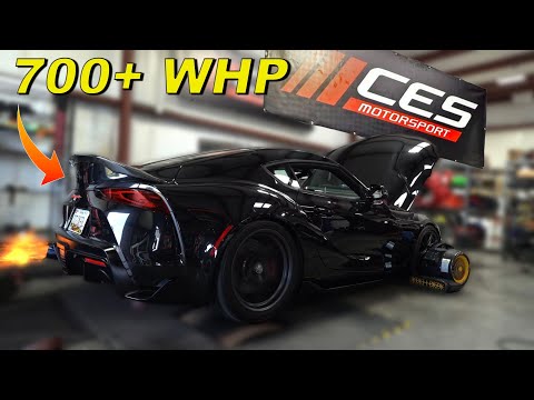 Видео: 700+ WHP Pure 800 6MT Supra готов к покорению улиц!