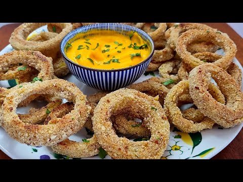 Видео: ЛУКОВЫЕ КОЛЬЦА, Супер хрустящие, ПОЛЕЗНЫЕ, БЕЗ ГЛЮТЕНА, ВЕГАНСКИЕ, Легко и быстро. RECETAS DE GRI