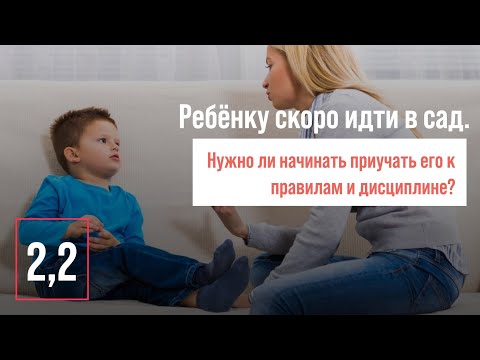 Видео: Скоро идти в сад. Нужно ли готовиться? 2,2