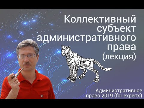 Видео: Коллективный субъект административного права