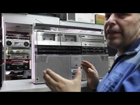 Видео: vintagemoscow  магнитола sharp gf 555