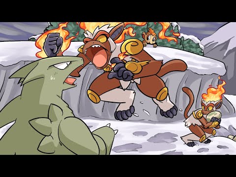 Видео: Экология покемонов — Чимчар, Монферно, Инфернейп
