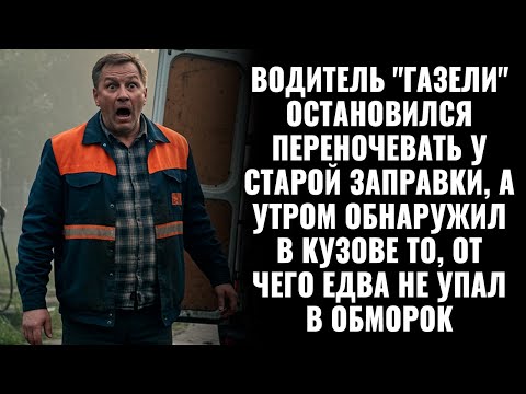 Видео: Водитель Газели остановился у старой заправки, а утром обнаружил в кузове то от чего онемел в страхе