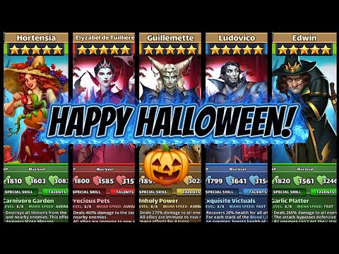 Видео: Empires & Puzzles: призывы Кровавого Дракона и новые герои Морловии + костюмы. СЧАСТЛИВОГО ХЭЛЛОУ...