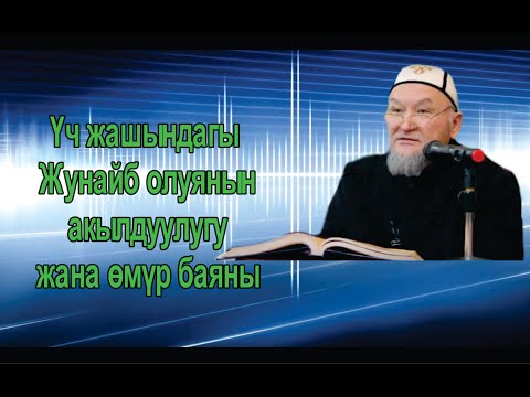 Видео: молдо Надыр устаз. Үч жаштагы Жунайд  олуя баланын окуясы. Даават кыргызча. Баян.