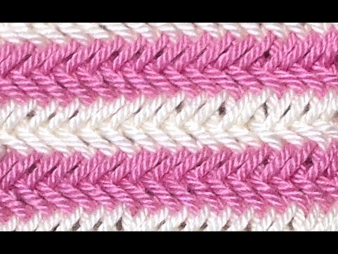 Видео: Плотный односторонний узор спицами Колосок