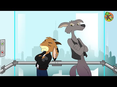 Видео: Волк и семеро козлят - Приключение в Нью-Йорке | KONDOSAN На русском смотреть сказки для детей 2021