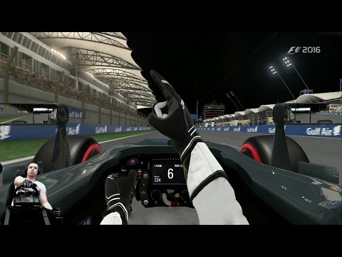 Видео: Гран-при Бахрейна 2016 полный уикенд McLaren-Honda Formula 1Team - F1 2016 на руле Logitech G920
