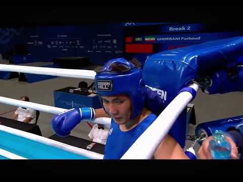 Видео: Азия Ойындары. +80 келі. Рүстембек Мұхамедәлі vs Фарход Горбани (Иран). Жартылай финал