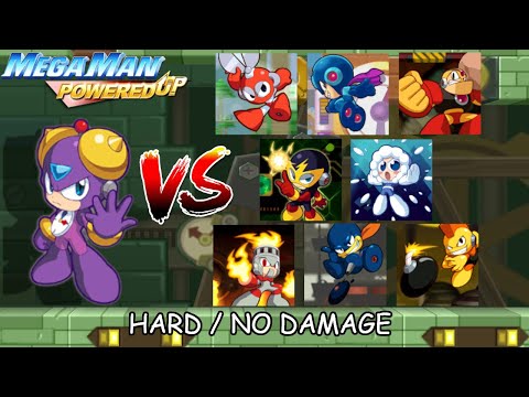 Видео: Mega Man Powered Up: все боссы за TIMEMAN (сложно/без урона)