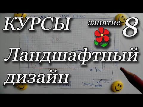 Видео: Курсы. Ландшафтный дизайн. Занятие 8. Проект участка.