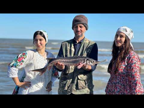 Видео: Приготовление осетровой рыбы со свежей зеленью | Вкусно и полезно