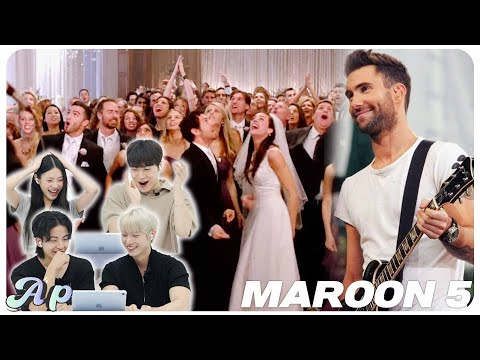 Видео: Реакция корейских мужчин и женщин на музыкальное видео Maroon 5｜asopo