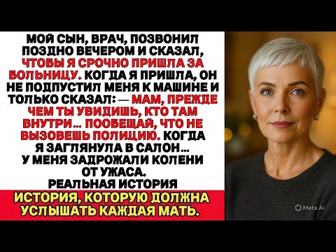 Видео: Мама, пообещай, что не вызовешь полицию, сказал он. Я заглянула в машину — и будто приросла к земле