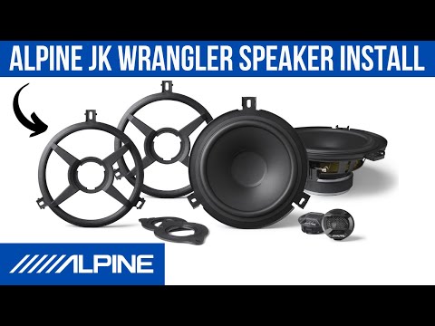 Видео: Установка полной акустической системы Alpine JK Wrangler (SPV-65X-WRA) | JL Wrangler 2007–2018 годов