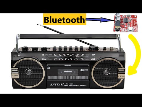 Видео: Как добавить Bluetooth к любому стереокассетному плееру для