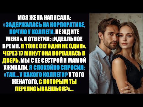 Видео: Жена написала СМС: «Ночую у коллег, не жди меня» — а через 17 минут ворвалась домой... и столкнулась