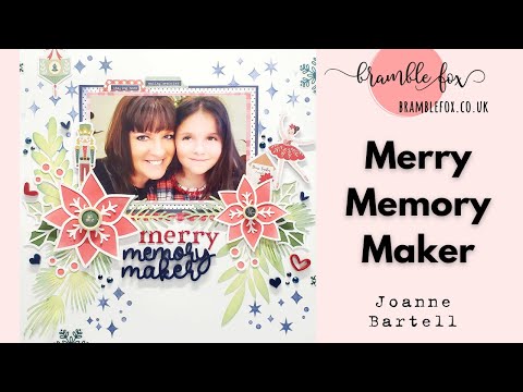 Видео: Весёлый создатель воспоминаний — макет для альбома — Bramble Fox