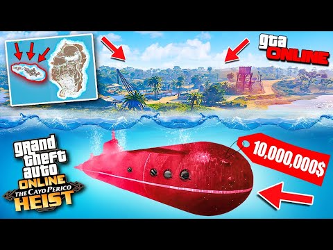 Видео: ОБНОВЛЕНИЕ ОГРАБЛЕНИЕ КАЙО-ПЕРИКО! ОНИ ДОБАВИЛИ ОСТРОВ! КУПИЛ ПОДЛОДКУ ЗА 10.000.000$ В GTA 5 ONLINE