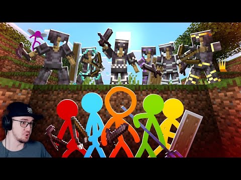 Видео: Охота - Анимация против Майнкрафт ► Hardcore Manhunt - Animation vs Minecraft Shorts Ep 37 | Реакция