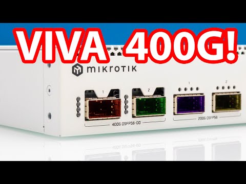 Видео: 400GbE теперь ДЕШЕВО Обзор MikroTik CRS812 DDQ