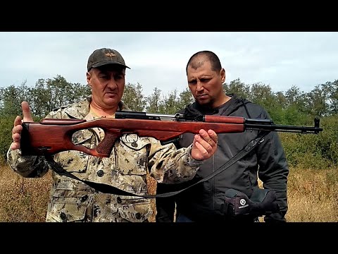 Видео: СКС или сайга-мк-03 7.62х39 / Замена штатного магазина СКС в полевых условиях и дружеский батл.