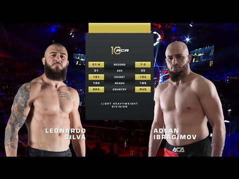 Видео: Леонардо Сильва vs. Адлан Ибрагимов 2 | Leonardo Silva vs. Adlan Ibragimov 2 | ACA 172