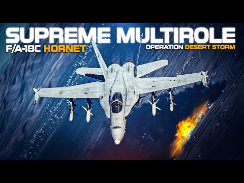 Видео: Не сексуальный, но непревзойденный | F/A-18C Hornet Operation Desert Storm | Цифровой боевой симу...