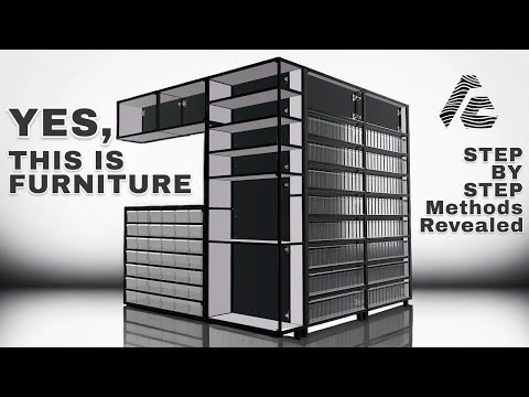 Видео: Преображение домашнего офиса | Серия алюминиевой экструзионной мебели