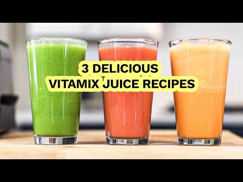 Видео: 3 вкусных рецепта сока Vitamix: смеси моркови, сельдерея и грейпфрута