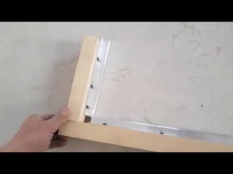 Видео: Скрытая гардина с перегибом