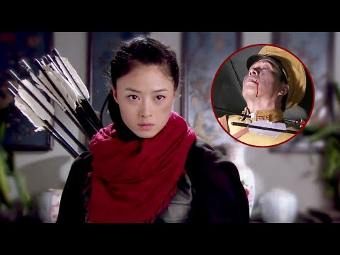 Видео: Женщина-лучник прострелила гранату одной стрелой