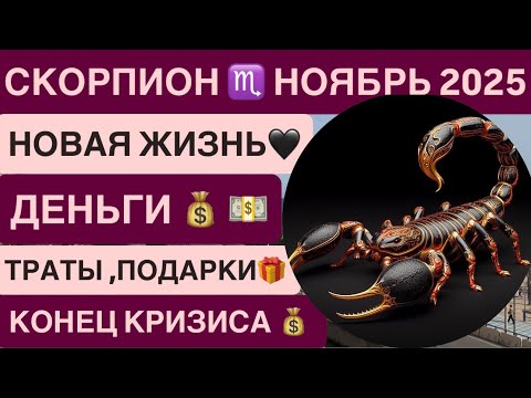 Видео: СКОРПИОН НОЯБРЬ 2025 ♏️ Гороскоп для скорпионов на ноябрь - ДЕНЬГИ, ДОКУМЕНТЫ, БИЗНЕС ,ПЕРЕМЕНЫ 💰