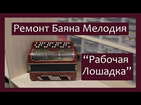 Видео: Трудовые будни / Ремонт Баяна "Мелодия" / "Рабочая лошадка"