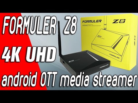 Видео: Обзор FORMULER Z8 android OTT приставки медиацентра