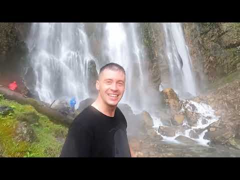 Видео: Водопады Джирхва и  Борода. Абхазия.