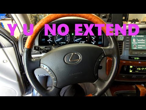 Видео: Исправление телескопической функции рулевого колеса LX470