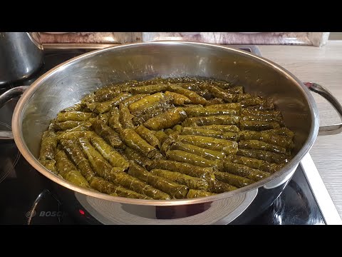 Видео: Толма !Сармале!Фаршированые рисом виноградные листья
