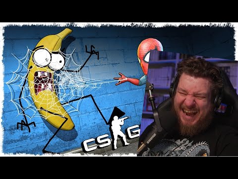 Видео: БАНАН vs ЧЕЛОВЕК ПАУК МАНЬЯК В CS:GO!!! | РЕАКЦИЯ НА Quantum Games