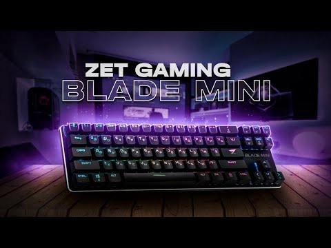 Видео: НЕОБЗОР на ZET GAMING Blade Mini. Белая игровая клавиатура со строгим стилем . RGB без провода?