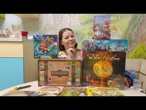 Видео: Распаковка: Globetrotting, Dice realms, Walking in Burano и другие