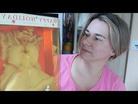 Видео: Рaзпаковка BARBIE🌲 HAPPY HOLIDAYS 🌲1989🌲