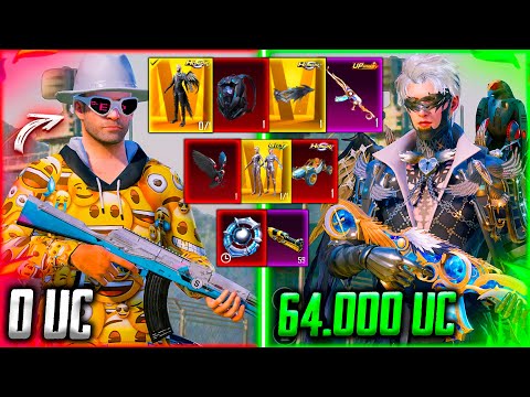 Видео: 🤑 64 000 UC - ВЕЗУЧИЙ АККАУНТ! ПРОКАЧАЛ АККАУНТ В PUBG MOBILE! ПРОКАЧКА АККАУНТА ПУБГ МОБАЙЛ!